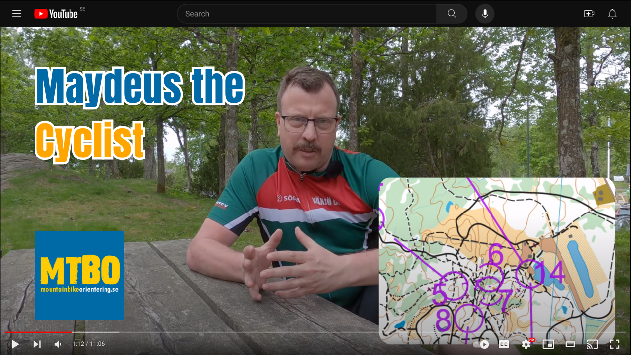 Maydeus the Cyclist berättar om MTBO